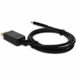 AddOn USBC2DPMM3F 3ft USB 3.1 (C) Male to DisplayPort Male Black Cable