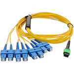 AddOn ADD-MPO-4SC10M9SMF 10m MPO to 4xSC Duplex (8xSC) Fanout SMF Yellow Patch Cable