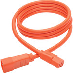 Tripp Lite Power Cord C14 to C15 Heavy-Duty 15A 250V 14 AWG 6 ft. (1.83 m) Orange