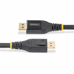 StarTech DP14A-15M-DP-CABLE 50ft (15m) VESA-Certified Active DisplayPort 1.4 Cable, DP8K w/HBR3/HDR10/MST/DSC 1.2/HDCP 2.2, 8K 60Hz, 4K 120Hz, Active DP 1.4 Cable M/M