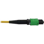 Tripp Lite N392B-30M-3X8AP 40/100G Singlemode 9/125 OS2 Fiber Optic Cable (3x8F MTP/MPO-APC F/F) LSZH Yellow 30 m (98 ft.)