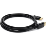 AddOn DISPLAYPORT2F 2ft DisplayPort Male to Male Black Cable For Resolution Up to 3840x2160 (4K UHD)