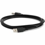 AddOn USBEXTAB15-5PK 5-Pack of 15ft USB 2.0 (A) Male to USB 2.0 (B) Male Black Cables