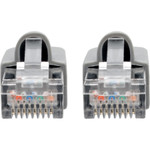 Tripp Lite N262-014-GY Cat6a Snagless Shielded STP Network Patch Cable 10G Certified, PoE, Gray RJ45 M/M 14ft 14'