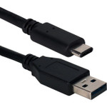 QVS CC2231B-4M 4-Meter USB-C to USB-A 2.0 Sync & Charger Cable