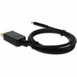 AddOn USBC2DPMM6F 6ft USB 3.1 (C) Male to DisplayPort Male Black Cable