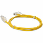 AddOn ADD-5FSLCAT6A-YW Cat.6a Slim UTP Patch Network Cable