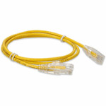 AddOn ADD-5FSLCAT6A-YW Cat.6a Slim UTP Patch Network Cable