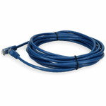 AddOn ADD-50FCAT5E-BE 50ft RJ-45 (Male) to RJ-45 (Male) Straight Blue Cat5e UTP PVC Copper Patch Cable