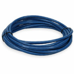 AddOn ADD-50FCAT5E-BE 50ft RJ-45 (Male) to RJ-45 (Male) Straight Blue Cat5e UTP PVC Copper Patch Cable