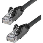 StarTech N6PATCH35BK 35ft CAT6 Ethernet Cable - Black Snagless Gigabit - 100W PoE UTP 650MHz Category 6 Patch Cord UL Certified Wiring/TIA