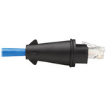 Tripp Lite N200P-016BL-IND Industrial Cat6 UTP Ethernet Cable (RJ45 M/M) 100W PoE CMR-LP IP68 Blue 16 ft. (4.88 m)