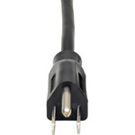 Tripp Lite Computer Power Cord NEMA 5-15P to Left-Angle C13 10A 125V 18 AWG 6 ft. (1.83 m) Black