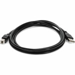 AddOn USBEXTAB12 12ft USB 2.0 (A) Male to USB 2.0 (B) Male Black Cable