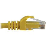 Tripp Lite N261-025-YW Cat6a 10G Snagless Molded UTP Ethernet Cable (RJ45 M/M), PoE, Yellow, 25 ft. (7.6 m)