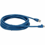 AddOn ADD-12FCAT6ASTP-BE 12ft RJ-45 (Male) to RJ-45 (Male) Blue Snagless Cat6A STP PVC Copper Patch Cable