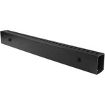 StarTech Vertical Cable Organizer with Finger Ducts - Vertical Cable Management Panel - Rack-Mount Cable Raceway - 20U - 3 ft.