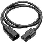 Tripp Lite PDU Power Cord C13 to C14 13A 250V 16 AWG 4 ft. (1.22 m) Black