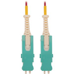 Tripp Lite N823S-01M-MG 400G Multimode 50/125 OM4 Fiber Optic Cable (Duplex SN-PC M/M) LSZH Magenta 1 m (3.3 ft.)