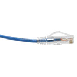 Tripp Lite N201-S15-BL Cat6 UTP Patch Cable (RJ45) - M/M, Gigabit, Snagless, Molded, Slim, Blue, 15 ft.