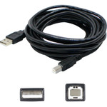 AddOn USBEXTABMNRT3-AO 3ft USB 2.0 (A) Male to Mini-USB 2.0 (B) Male Black Cable