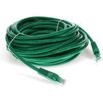 AddOn ADD-18FCAT6-GN 18ft RJ-45 (Male) to RJ-45 (Male) Green Cat6 Straight UTP PVC Copper Patch Cable