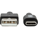 Tripp Lite U038-010-GY-MAX Heavy-Duty USB-A to USB-C Cable USB 2.0 UHMWPE and Aramid Fibers (M/M) Gray 10 ft. (3.05 m)