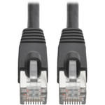 Tripp Lite N262-004-BK Cat6a 10G Snagless Shielded STP Ethernet Cable (RJ45 M/M) PoE Black 4 ft. (1.22 m)