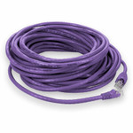 AddOn ADD-30FCAT6XO-PE 30ft RJ-45 (Male) to RJ-45 (Male) Purple Microboot, Snagless Cat6 Crossover UTP PVC Copper Patch Cable