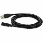 AddOn USBEXTAA15 15ft USB 2.0 (A) Male to Female Black Cable