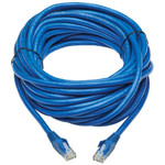 Tripp Lite N201P-030-BL Cat6 Gigabit Snagless Molded UTP Ethernet Cable (RJ45 M/M) PoE CMR-LP Blue 30 ft. (9.14 m)