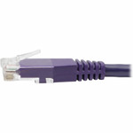 Tripp Lite N200-050-PU Cat6 Gigabit Molded (UTP) Ethernet Cable (RJ45 M/M) PoE Purple 50 ft. (15.24 m)