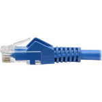 Tripp Lite N201-06N-BL Cat6 Gigabit Snagless Molded (UTP) Ethernet Cable (RJ45 M/M) PoE Blue 6-in. (15.24 cm)
