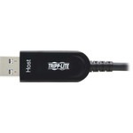 Tripp Lite U428F-10M-D321 USB-A to USB-C AOC Cable (M/M) USB 3.2 Gen 2 Plenum-Rated Fiber Active Optical Data Only Backward Compatible Black 10 m (33 ft.)