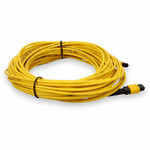 AddOn ADD-MPOMPO-20M9SMS-M 20m MPO (Male) to MPO (Male) 12-Strand Yellow OS2 Straight Fiber OFNR (Riser-Rated) Patch Cable