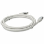 AddOn USBCTBOLT1MW 3ft (1m) USB-C 3.1 Male to Male Thunderbolt-compatible Sync and Charge White Cable