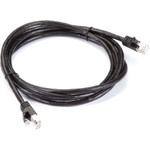 Black Box CAT6APCS-005-BK CAT6A 500-MHz STR Patch Cable Slim Molded Snagless Boot - F/UTP, CM PVC, BK, 5FT