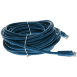 AddOn ADD-36FCAT6-BE 36ft RJ-45 (Male) to RJ-45 (Male) Straight Blue Cat6 UTP PVC Copper Patch Cable