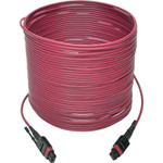 Tripp Lite N845-10M-12-MG 100G MTP/MPO Multimode OM4 Plenum-Rated Fiber Optic Cable (F/F), 12 Fiber, 40/100GBASE-SR4, Push/Pull Tabs, Magenta, 10 m