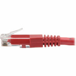 Tripp Lite N200-005-RD Cat6 Gigabit Molded (UTP) Ethernet Cable (RJ45 M/M) PoE Red 5 ft. (1.52 m)