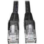 Tripp Lite N201-007-BK50BP Cat6 Gigabit Snagless Molded (UTP) Ethernet Cable (RJ45 M/M) PoE Black 7 ft. (2.13 m) 50-Piece Bulk Pack