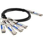 AddOn QDD-4QSFP28-400-CU2-5M-AO Twinaxial Network Cable