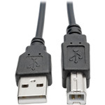 Tripp Lite U022-010-COIL 10ft Hi-Speed USB 2.0 to USB B Cable Coiled USB A-B M/M 10'