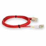 AddOn ADD-SC-LC-3M6MMFLZ-RD-TAA 3m SC (Male) to LC (Male) Red OM1 TAA Compliant Duplex LSZH Fiber Patch Cable