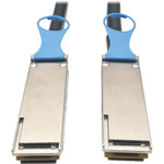 Tripp Lite N282-01M-28-BK QSFP28 to QSFP28 100GbE Passive DAC Copper InfiniBand Cable QSFP-100G-CU1M Compatible (M/M), 1 m (3 ft)