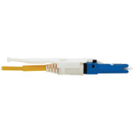 Tripp Lite N381L-05M 400G Duplex Singlemode 9/125 OS2 Fiber Optic Cable (CS-UPC/LC-UPC) Round LSZH Jacket Yellow 5 m