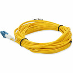 AddOn ADD-ST-LC-3M9SMF-TAA 3m LC (Male) to ST (Male) Yellow OS2 Duplex Fiber TAA Compliant OFNR (Riser-Rated) Patch Cable