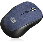 Adesso iMouse S80L - Wireless Fabric Optical Mini Mouse (Blue)