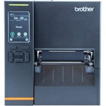 Brother TJ-4021TN Desktop Direct Thermal/Thermal Transfer Printer - Monochrome - Label/Receipt Print - USB - Serial