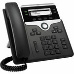 Cisco 7841 IP Phone - Corded - Tabletop, Wall Mountable - Black - TAA Compliant